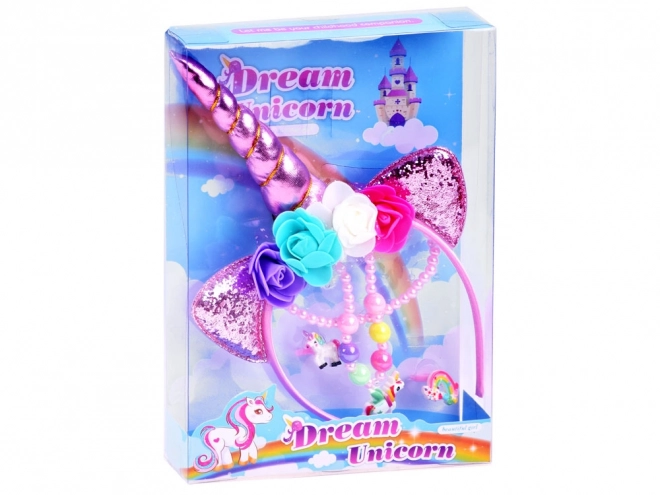 Unicorn Headband Set with Accessories