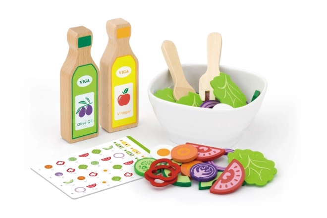 Wooden Salad Set