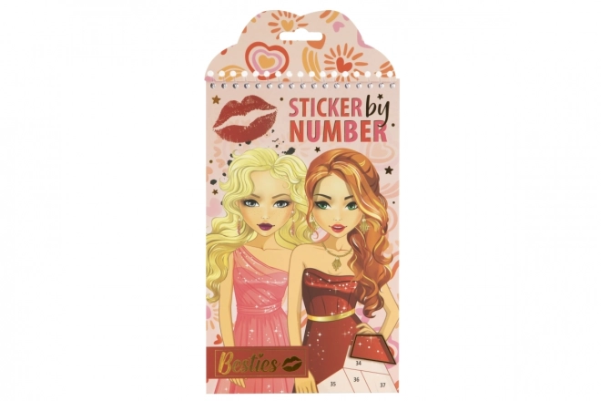 Sticker Painting by Numbers for Girls