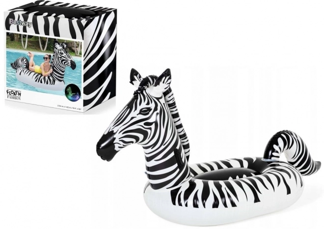 Inflatable Zebra LED Pool Mattress