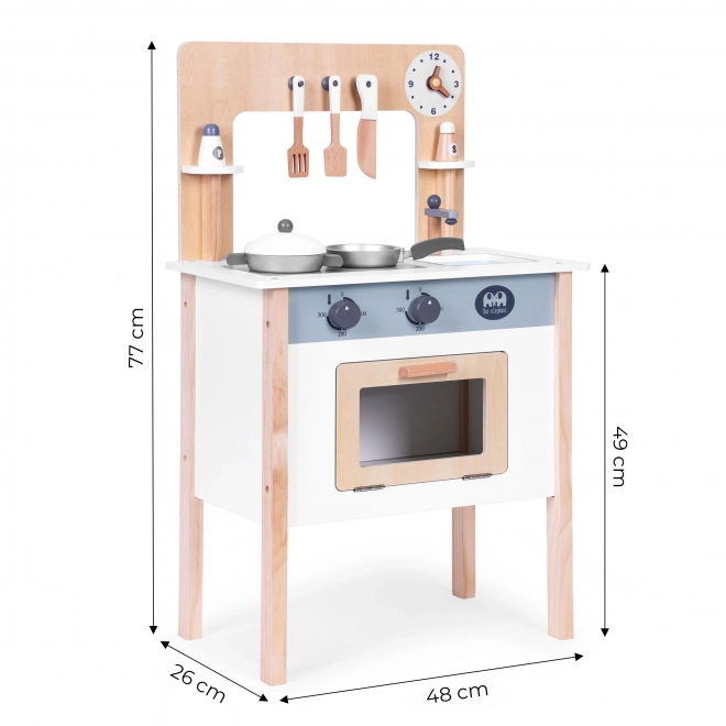 Children's Wooden Kitchen Set with Accessories by ECOTOYS