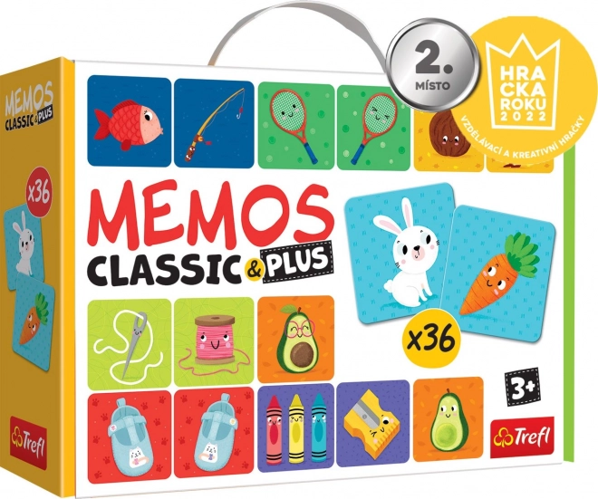 Trefl Memos Classic Plus - Logic Game