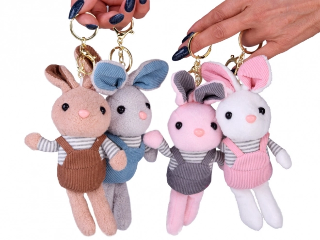 Plush Rabbit Toy with Corduroy Overalls