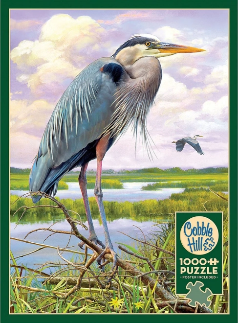 Heron 1000 Piece Jigsaw Puzzle by Cobble Hill