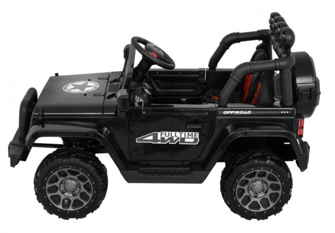 Auto Terenové pre Deti s Lakovaním Moro a 4x4 Pohonom – Čierna