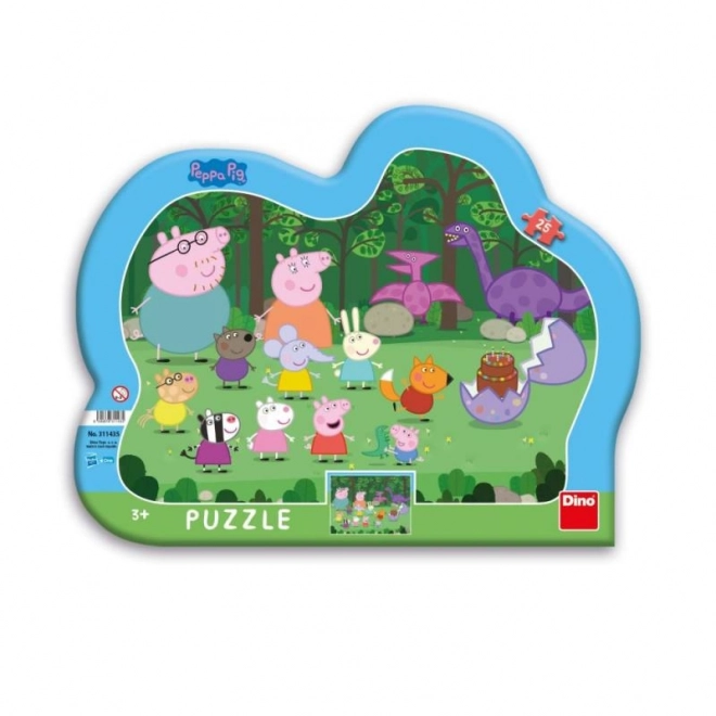 Dino Peppa Pig Jigsaw Puzzle for Kids