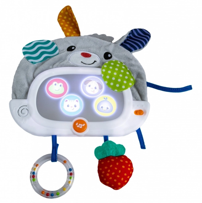 Musical Bunny with Mirror for Crib