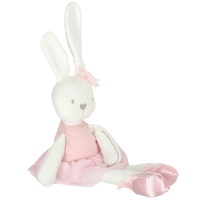 Plush Bunny in Pink Dress