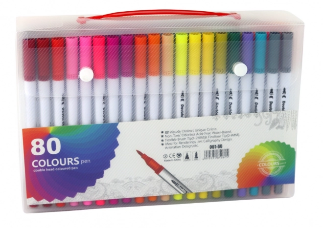 Double-Sided Marker Set with Organizer