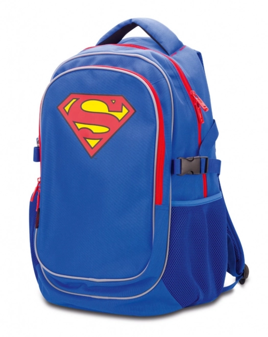 School Backpack with Superman Poncho - Original