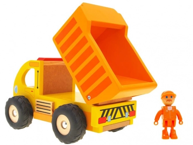 Wooden Dump Truck Toy