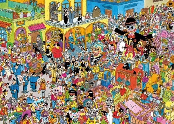 Puzzle JUMBO Dia de los Muertos 1000 pièces