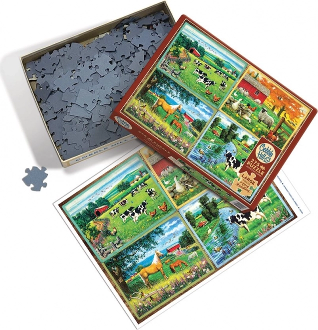 Cobble Hill Country Friends XL Jigsaw Puzzle