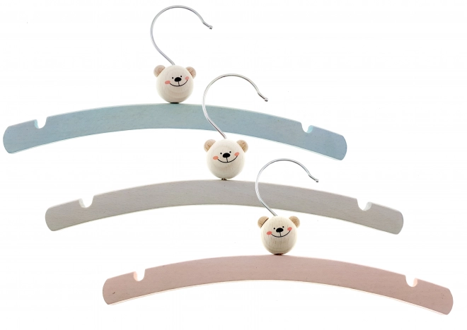 Hess Wooden Bear Hangers Set