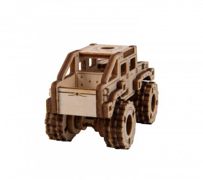 Wooden 3D Monster Truck Puzzle