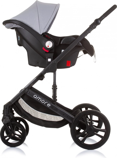 Chipolino stroller Amore 2-in-1 Jungle – Ash Grey