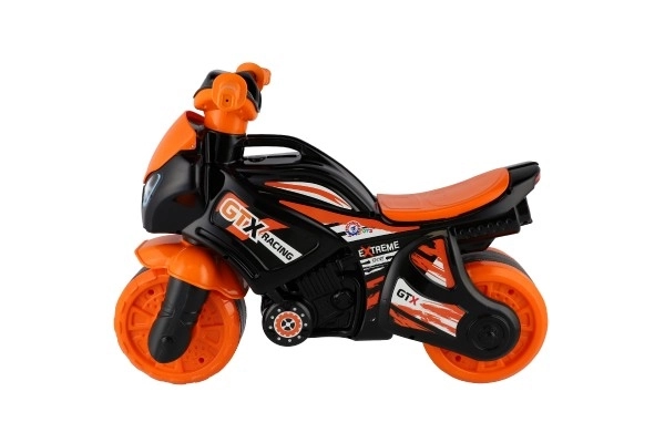 Balance Bike Orange-Black Plastic