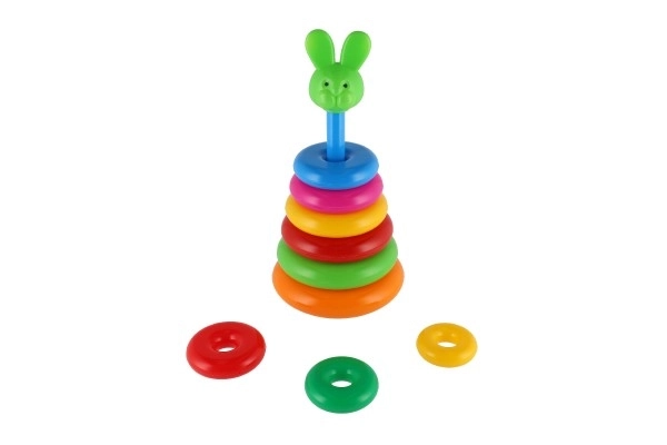 Rainbow Ring Stacking Pyramid Toy