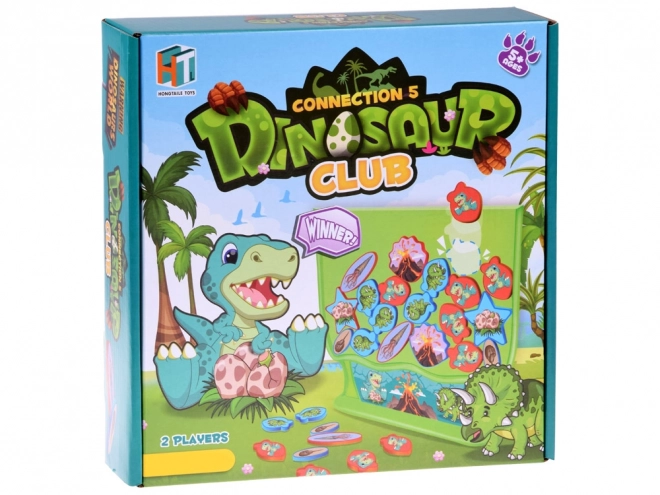 Dinosaur Connect 5 Strategy Game