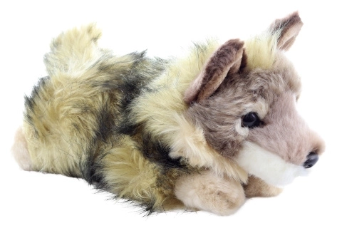 Plush Lying Wolf Eco-Friendly