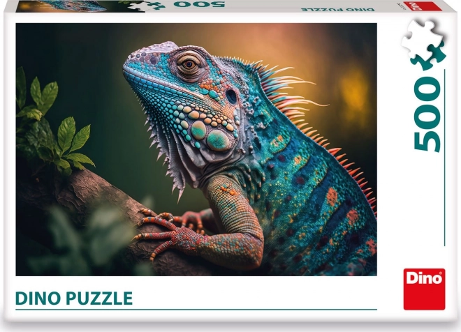 Dino Iguana 500 Piece Puzzle