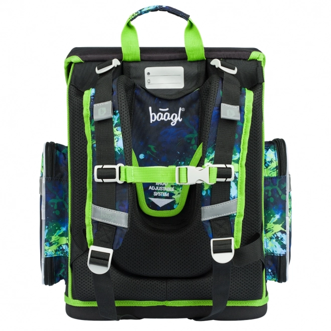 Baagl School Backpack Ergo Football Player