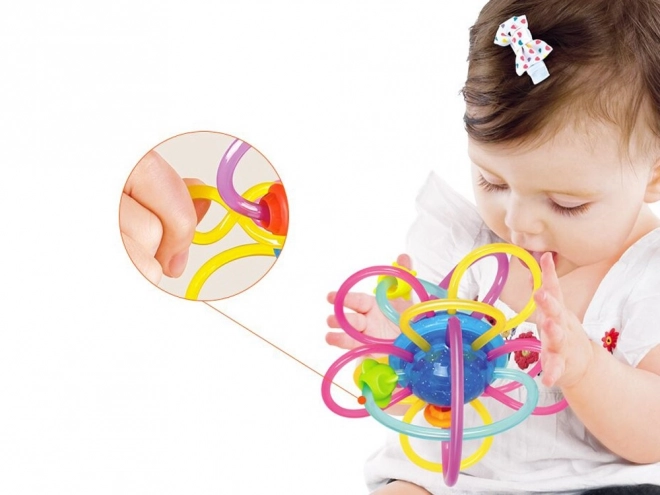 Colorful Baby Teething Rattle by Hola – A