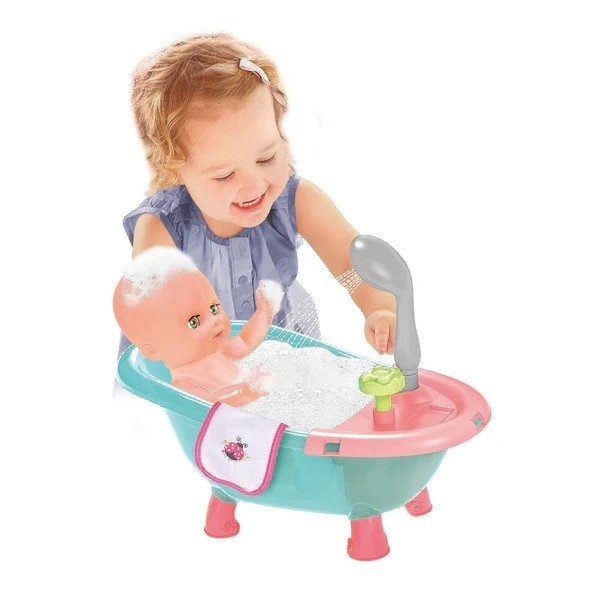 Doll Tosia with Bath Set