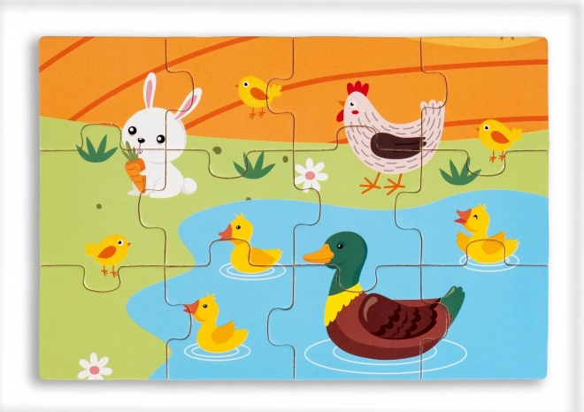 Wooden Puzzle - Life in the Countryside