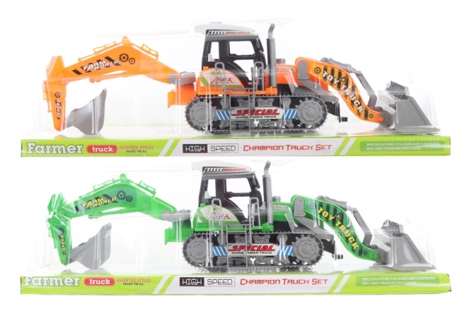 Plastic Construction Tractor Toy