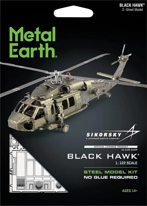 Metal Earth 3D Puzzle Black Hawk Helicopter