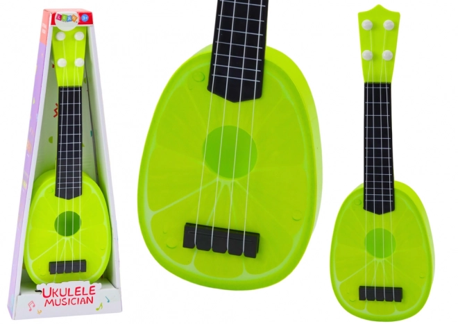 Children's Ukulele Lime Green 4 String