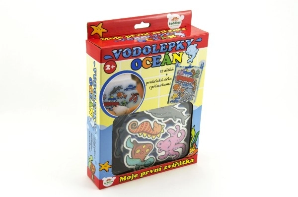 My First Ocean Animals Bath Foam Stickers Set