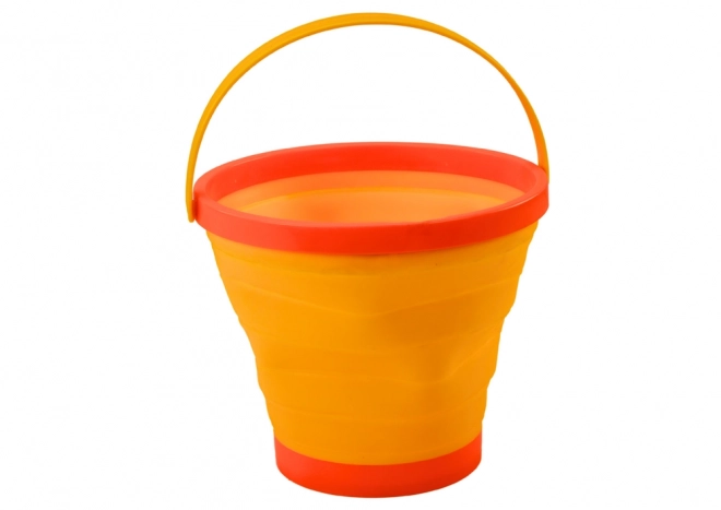 Collapsible Silicone Bucket Orange