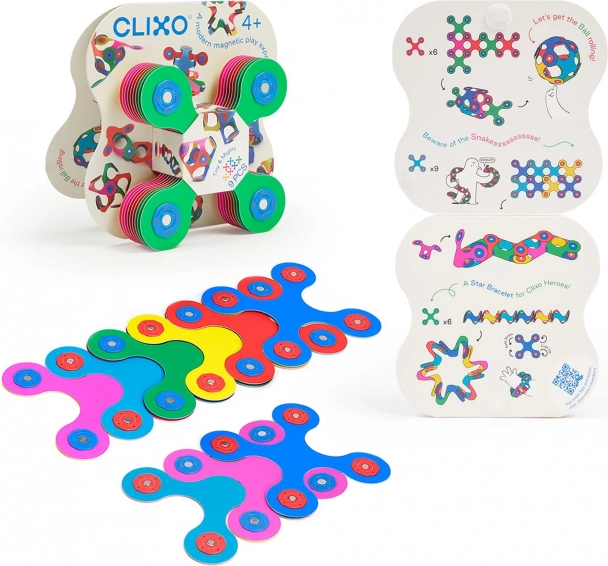 Magnetické bloky Tiny & Mighty Clixo, vícebarevné