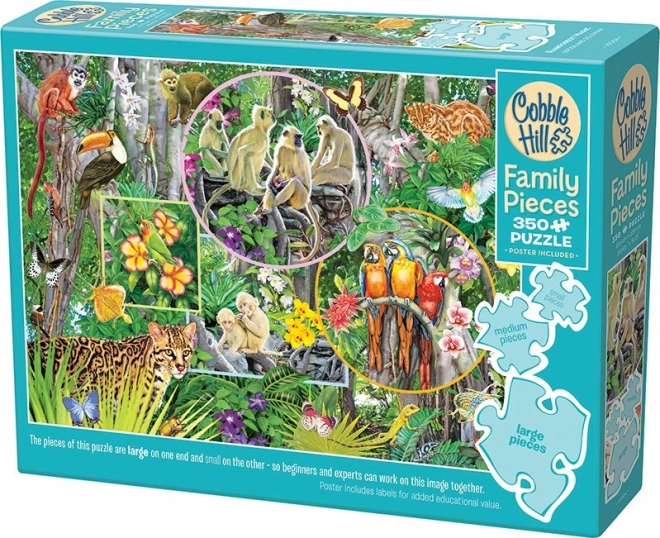 Cobble Hill Family Puzzle Jungle Magic 350 Pieces