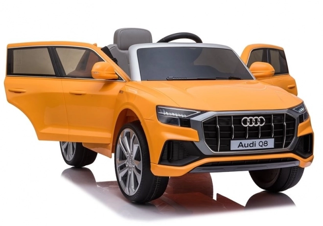 Audi Q8 Kids Ride-On Car Yellow Lacquered