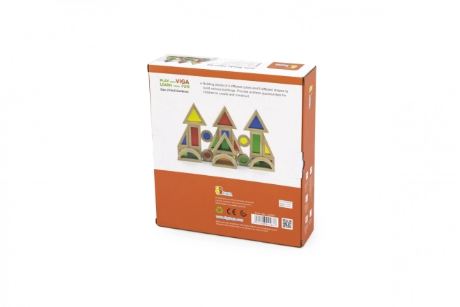 Wooden Colorful Blocks Set