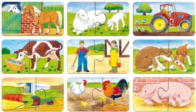 Fun at the farm: animals and machines
