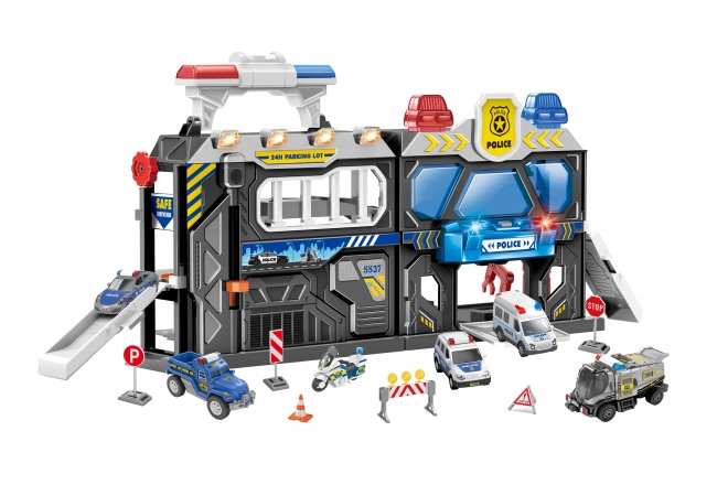 Portable Police Station Playset