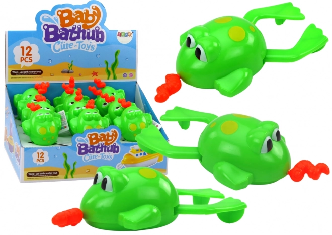 Wind-Up Floating Frog Bath Toy