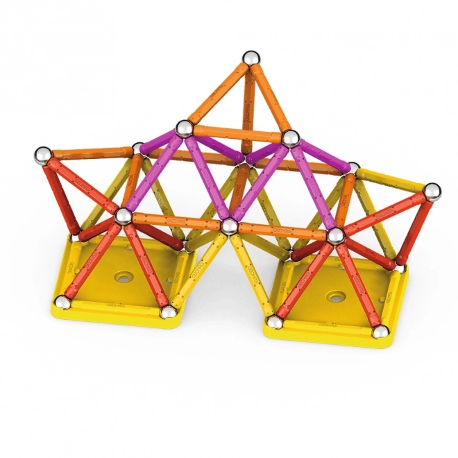 Magnetic Building Blocks - Classic Recycled 93 Pieces - Orange