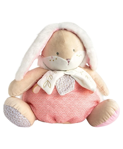 Pink Bunny Plush with Pajama Storage