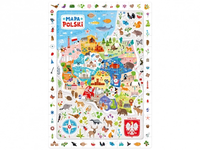 Observation Puzzle Map of Poland