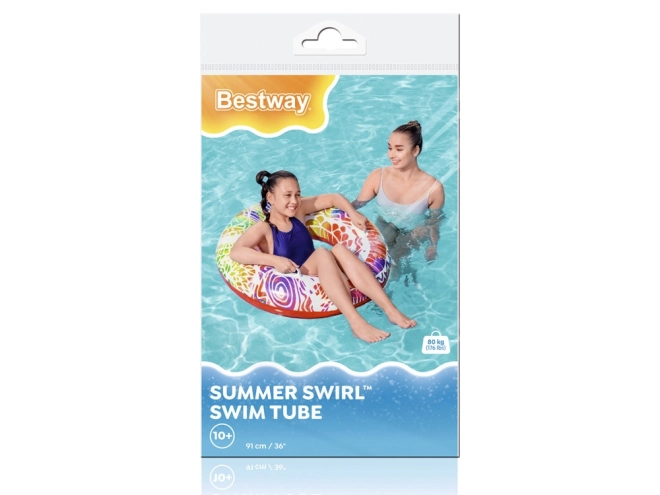 Ciambella gonfiabile colorata Bestway – Rosso