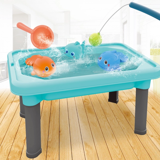 Woopie 3-in-1 Water Table Sandbox Fishing Game Playset