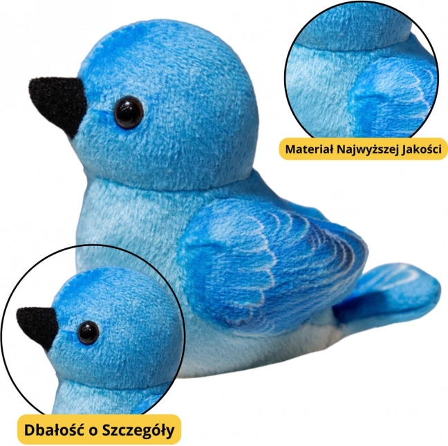 Small Plush Bird Blue Tit