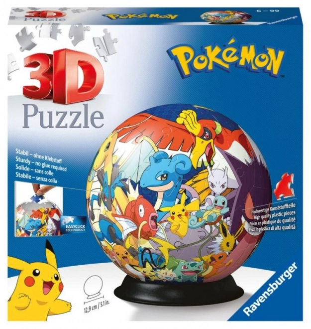 3D Pokemon Puzzle Sphere