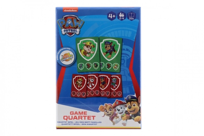 Paw Patrol Card Game Quartet