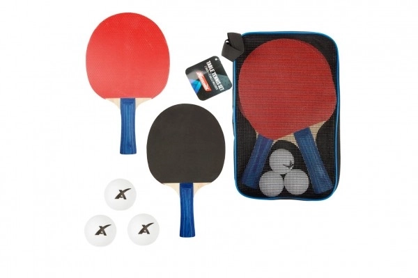 Table Tennis Set with 2 Rackets and 3 Balls in Case